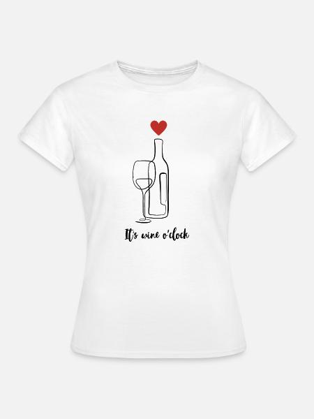 Wine Lover Weinliebhaber - Frauen T-Shirt - Weiß