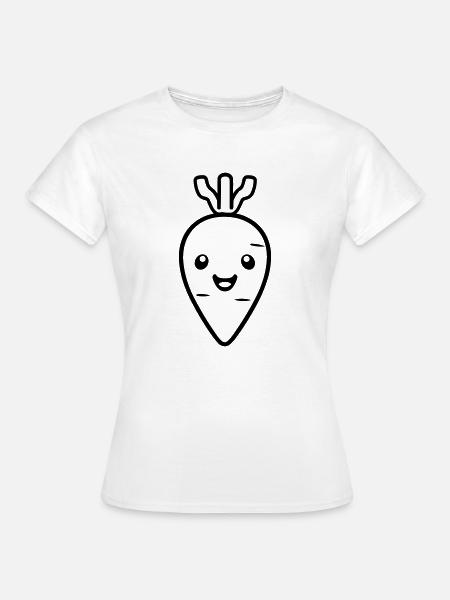 Karotte - Frauen T-Shirt - Weiß