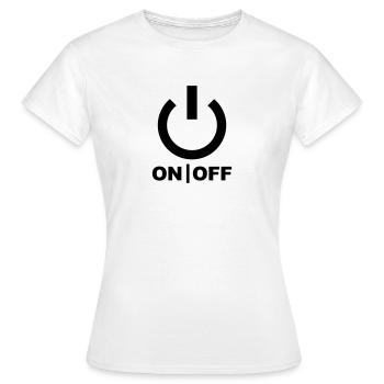 Power - Women's T-Shirt - white - Front - AI Model Female 172 dark (172cm)