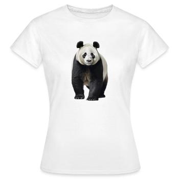 Der Große Panda - Frauen T-Shirt - Weiß - Vorne - AI Model Female 172 dark (172cm)