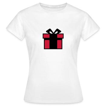 Cadeau - T-shirt Femme - blanc - Devant - AI Model Female 172 dark (172cm)
