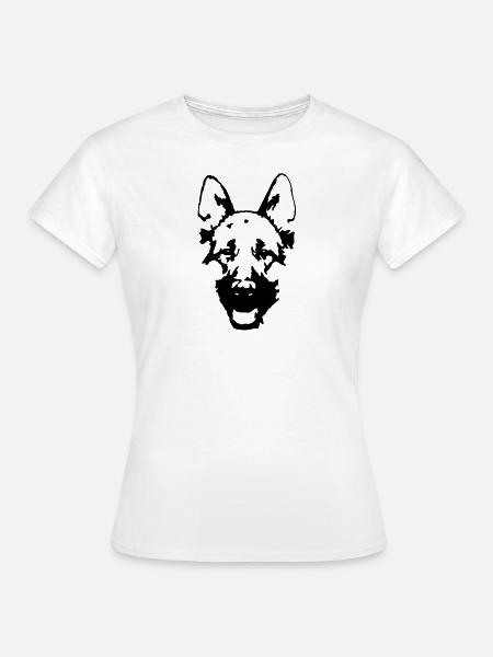 Schäferhund - Frauen T-Shirt - Weiß