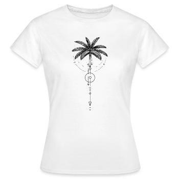 Wanderlust - Women's T-Shirt - white - Front - AI Model Female 172 dark (172cm)