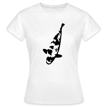 Shusui Koi - Frauen T-Shirt - Weiß - Vorne - AI Model Female 172 dark (172cm)
