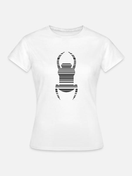 Geocaching Bug - Frauen T-Shirt - Weiß