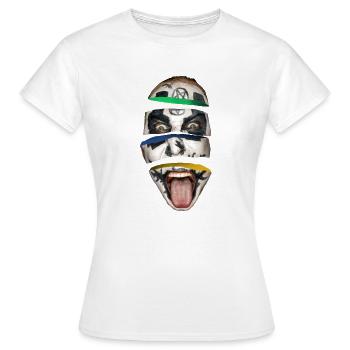 Head - Frauen T-Shirt - Weiß - Vorne - AI Model Female 172 dark (172cm)