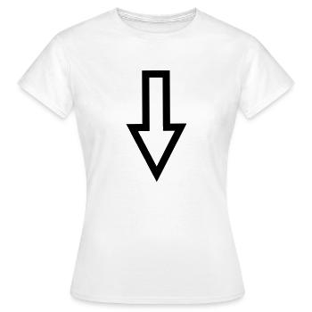 Arrow - Women's T-Shirt - white - Front - AI Model Female 172 dark (172cm)