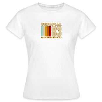 Limitierte Edition 83 Vintage - Frauen T-Shirt - Weiß - Vorne - AI Model Female 172 dark (172cm)