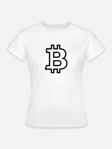 Bitcoin - Frauen T-Shirt - Weiß