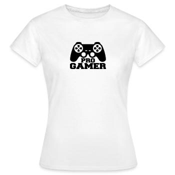 Pro Gamer Logo - Frauen T-Shirt - Weiß - Vorne - AI Model Female 172 dark (172cm)