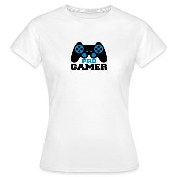 Pro Gamer Logo - Frauen T-Shirt - Weiß - Vorne - AI Model Female 172 dark (172cm)