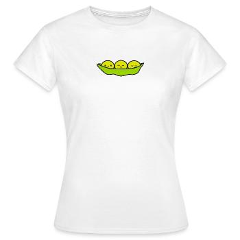 Edamame | Soja - T-shirt Femme - blanc - Devant - AI Model Female 172 dark (172cm)