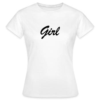 Girl - T-shirt Femme - blanc - Devant - AI Model Female 172 dark (172cm)