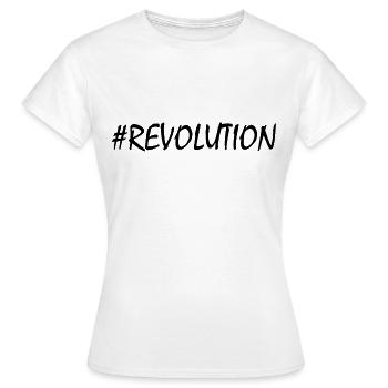 Revolution - Frauen T-Shirt - Weiß - Vorne - AI Model Female 172 dark (172cm)