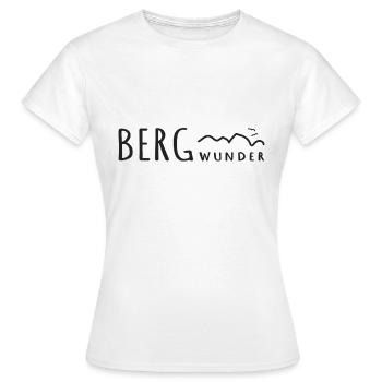 Berg Wunder - Frauen T-Shirt - Weiß - Vorne - AI Model Female 172 dark (172cm)