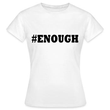 Enough - Women's T-Shirt - white - Front - AI Model Female 172 dark (172cm)