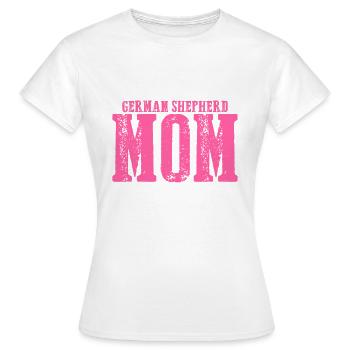 German Shepherd mom Hund - Frauen T-Shirt - Weiß - Vorne - AI Model Female 172 dark (172cm)