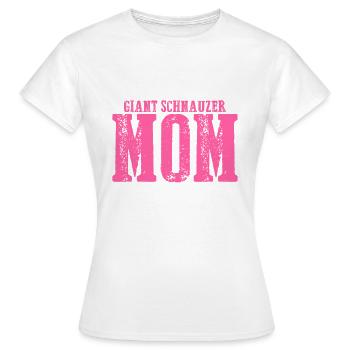 Giant Schnauzer Mom Dog - Women's T-Shirt - white - Front - AI Model Female 172 dark (172cm)