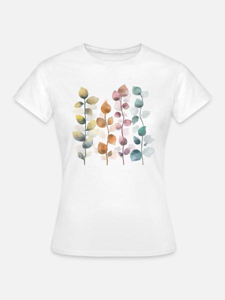 Flora und Fauna - Frauen T-Shirt - Weiß
