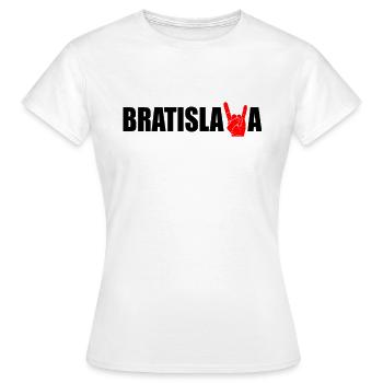 Soirée entre célibataires Bratislava 2020 - T-shirt Femme - blanc - Devant - AI Model Female 172 dark (172cm)