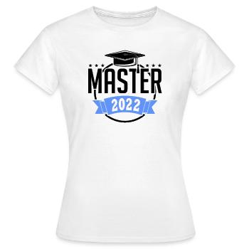 Master 2022 Graduation Graduation Graduation Graduation Université - T-shirt Femme - blanc - Devant - AI Model Female 172 dark (172cm)