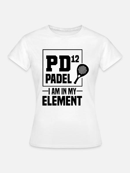 Padel Tennis Paddle Padel Ball Paddling Padel Tennis - Women's T-Shirt - white