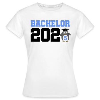 Baccalauréat 2025 Graduation Graduation - T-shirt Femme - blanc - Devant - AI Model Female 172 dark (172cm)
