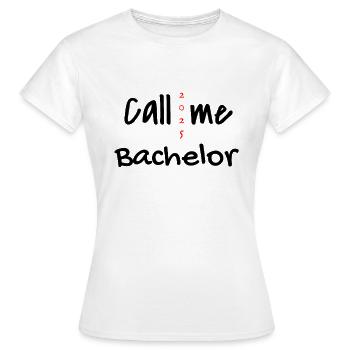 Baccalauréat 2025 Graduation Graduation - T-shirt Femme - blanc - Devant - AI Model Female 172 dark (172cm)