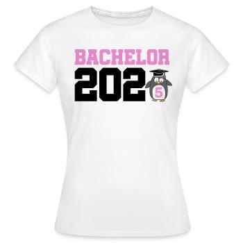 Baccalauréat 2025 Graduation Graduation - T-shirt Femme - blanc - Devant - AI Model Female 172 dark (172cm)
