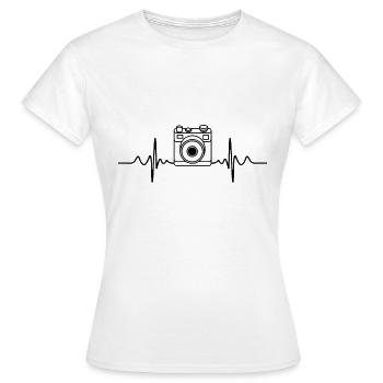 La photographie | Photographes | photographe - T-shirt Femme - blanc - Devant - AI Model Female 172 dark (172cm)