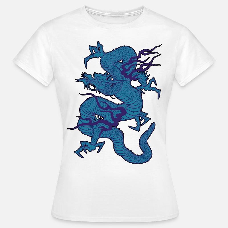 Blueish Dragon - Women's T-Shirt - white