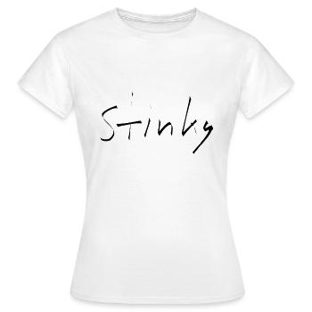Anus sexe anal puant puant - T-shirt Femme - blanc - Devant - AI Model Female 172 dark (172cm)