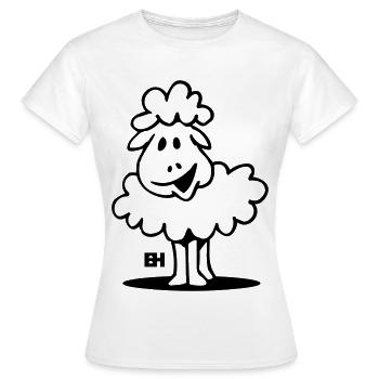 Sheep - Women's T-Shirt - white - Front - AI Model Female 172 dark (172cm)