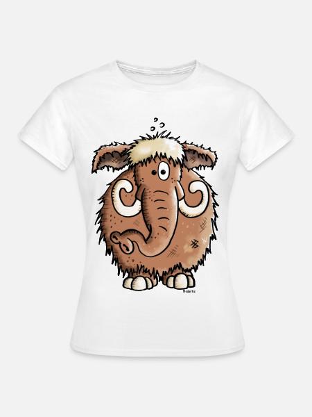 Gigantisches Mammut - Elefant - Frauen T-Shirt - Weiß