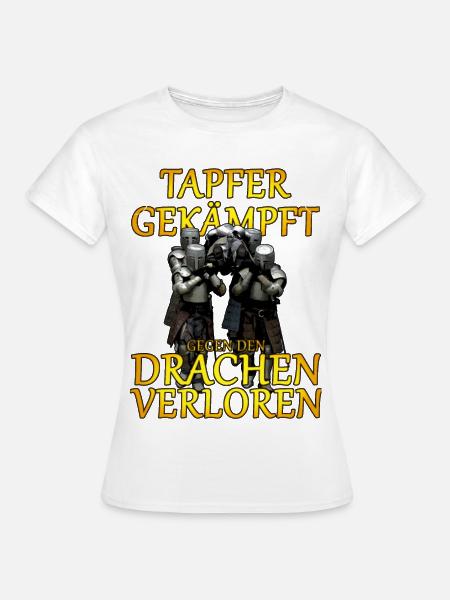 tapfer gekaempt JGA - Frauen T-Shirt - Weiß