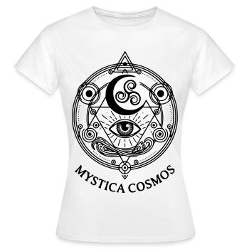 mystica cosmos - T-shirt Femme - blanc - Devant - AI Model Female 172 dark (172cm)