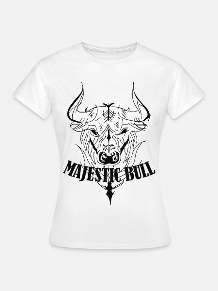 Majestic Bull - Women's T-Shirt - white