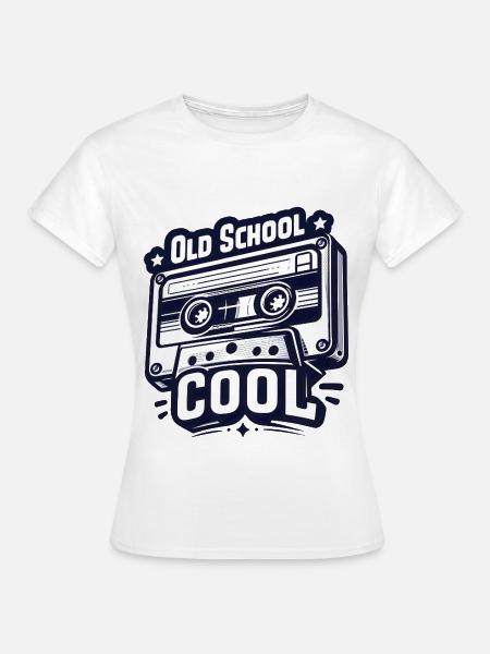 Retro Kassetten - Frauen T-Shirt - Weiß