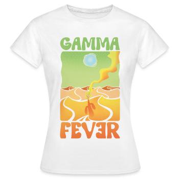 Gamma-Fieber - Frauen T-Shirt - Weiß - Vorne - AI Model Female 172 dark (172cm)