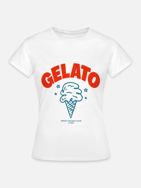 Gelato Italia - Frauen T-Shirt - Weiß