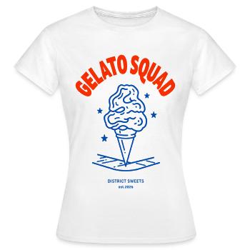 Gelato Squad - Frauen T-Shirt - Weiß - Vorne - AI Model Female 172 dark (172cm)
