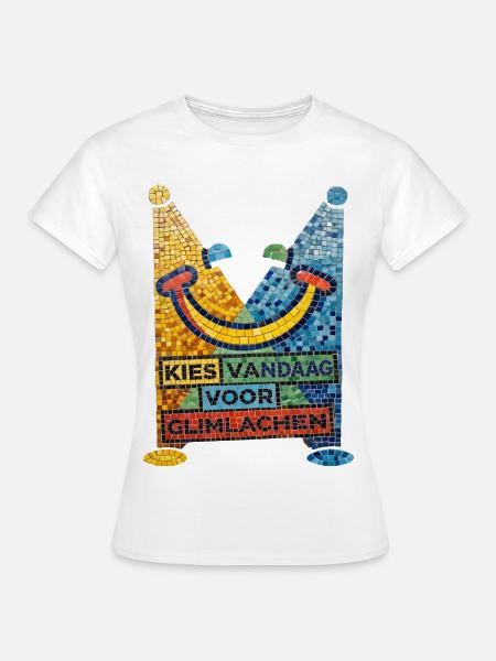 Wählen Sie heute Lächeln - Frauen T-Shirt - Weiß