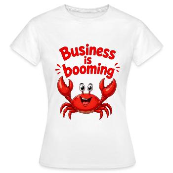 Boom du crabe commercial - T-shirt Femme - blanc - Devant - AI Model Female 172 dark (172cm)