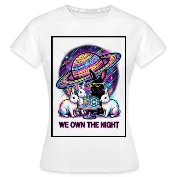Nous possédons la nuit - T-shirt Femme - blanc - Devant - AI Model Female 172 dark (172cm)