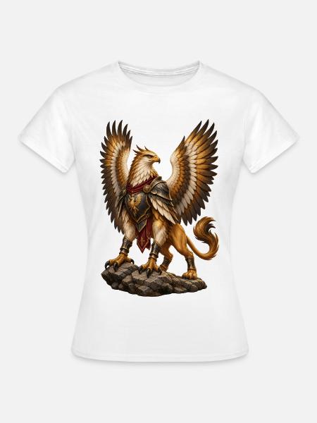 Kriegsadler Rüstung - Frauen T-Shirt - Weiß