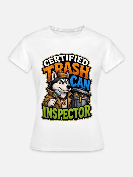 Sibirischer Husky - Frauen T-Shirt - Weiß