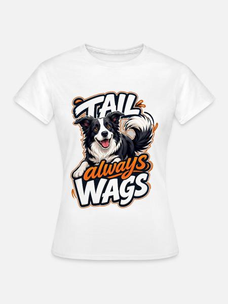 Border Collie - Frauen T-Shirt - Weiß