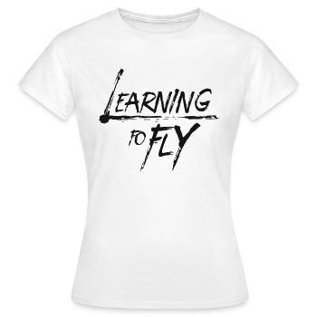 Apprendre à piloter Flying Airplane Pilot Flyer - T-shirt Femme - blanc - Devant - AI Model Female 172 dark (172cm)