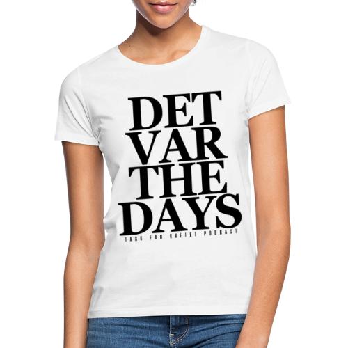 DVTD-svart - T-shirt dam