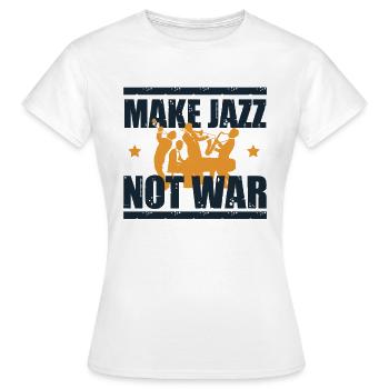 jazz - T-shirt Femme - blanc - Devant - AI Model Female 172 dark (172cm)